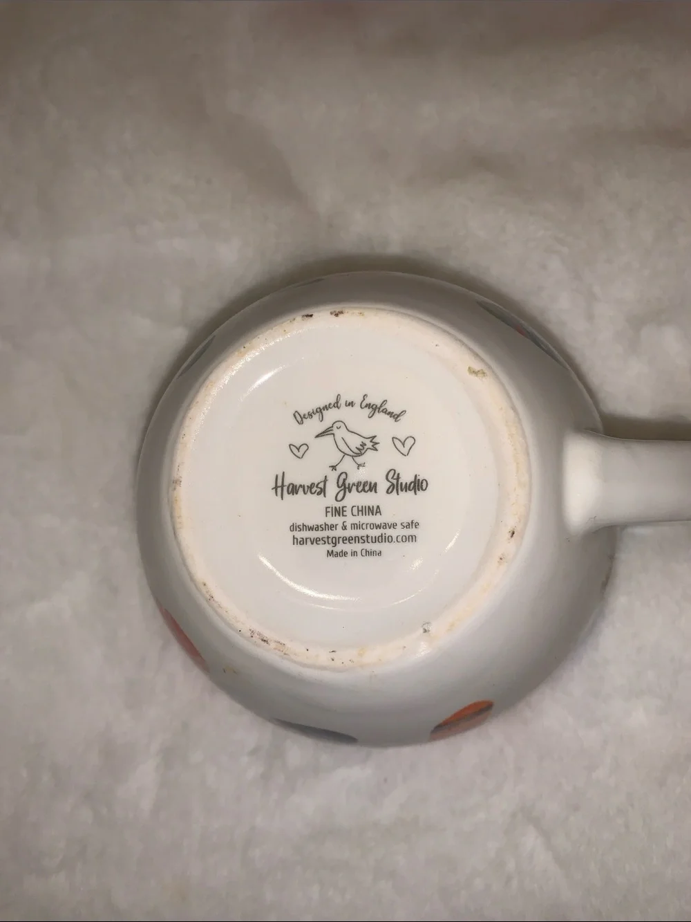 Christmas Stocking Dog Mug with Gold Spoon - White NIB